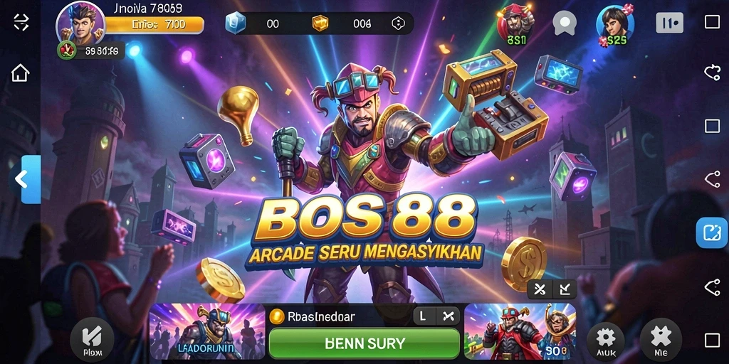 Tampilan screenshot dari gameplay seru di BOS88.