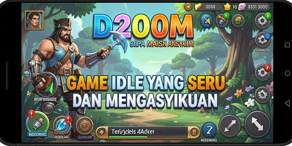 Tampilan gameplay D200M yang mengasyikkan dan menarik.