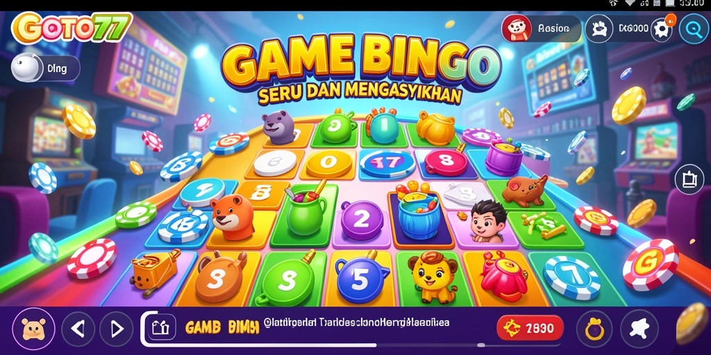 Tampilan gameplay Bingo yang seru dan interaktif.