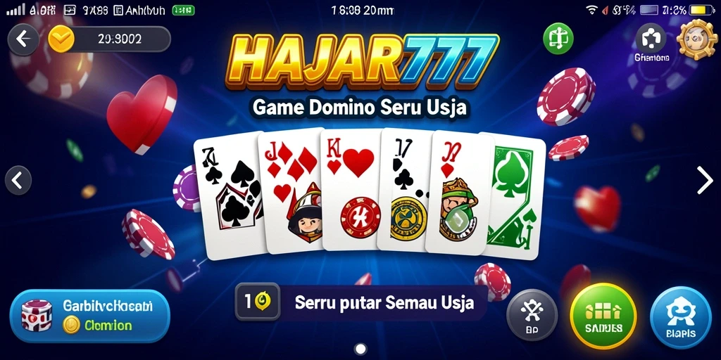 Tampilan gameplay seru dari HAJAR777 yang penuh keseruan.