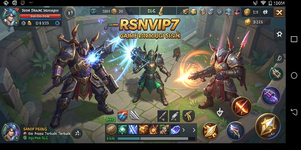 Tampilan gameplay RSNVIP7 yang menawan dan strategis.