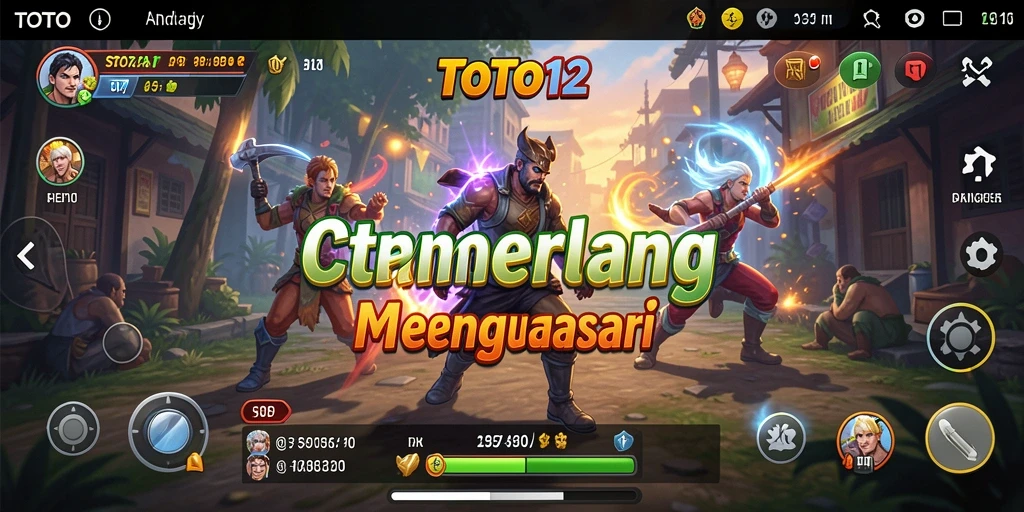 Tampilan gameplay menegangkan dari TOTO12 yang menunjukkan strategi dari pemain.