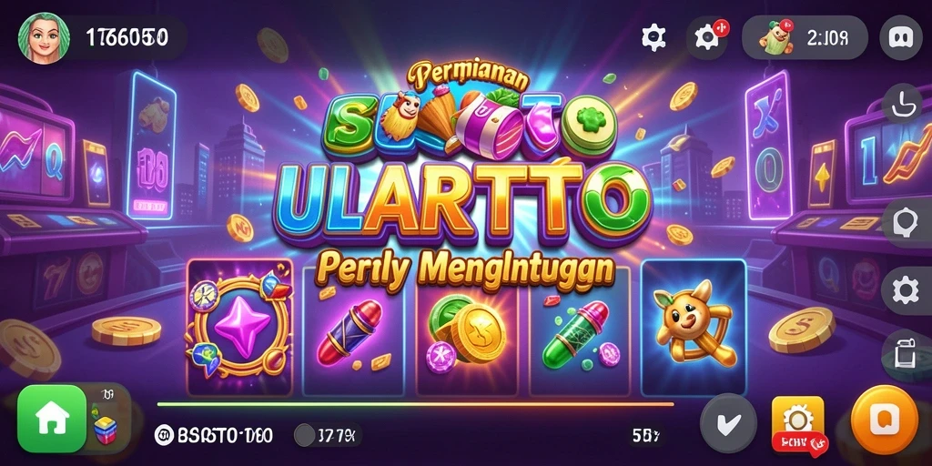 Tampilan menakjubkan dari gameplay ULARTOTO yang seru.
