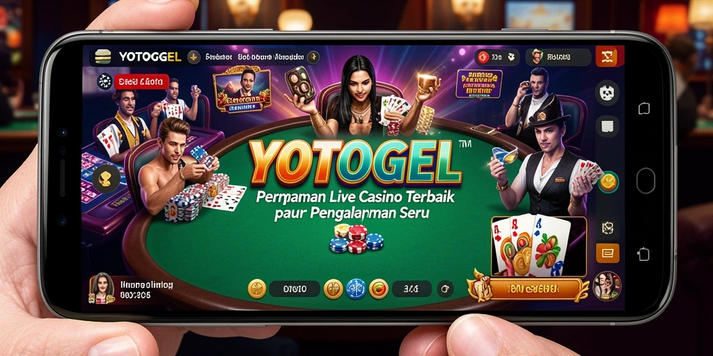 Tampilan gameplay Live Casino yang seru di YOTOGEL.